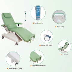 My - o007b chaise de dialyse électrique de haute qualité pour l'hôpital d'hémodialyse